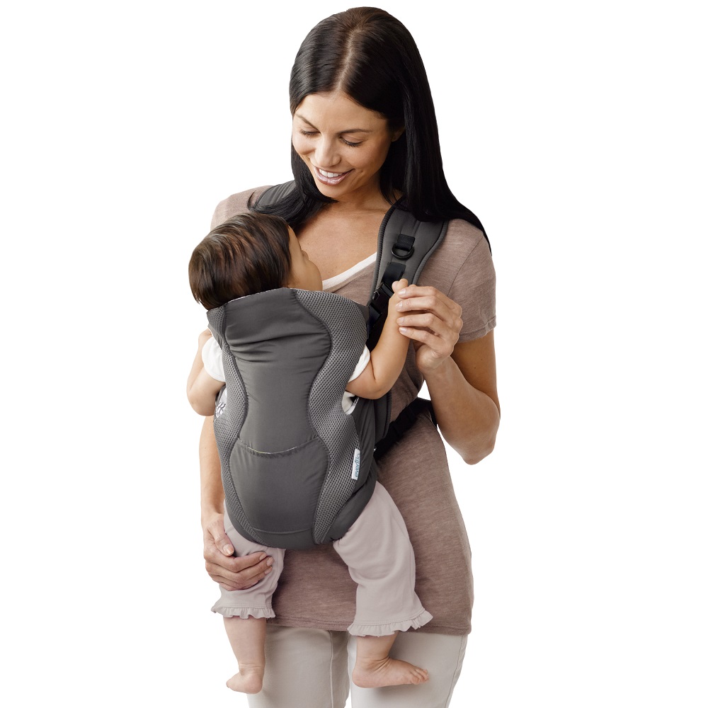 Evenflo Breathable Infant Carrier 0y 1y Grey Chevron Babystore.ae