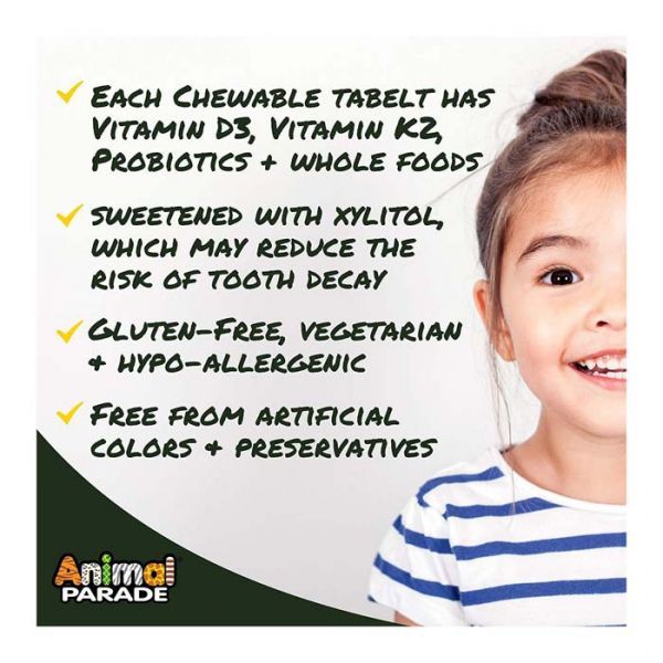 Animal Parade - Children's Chewable Multi - Watermelon Flavor 90 tablets