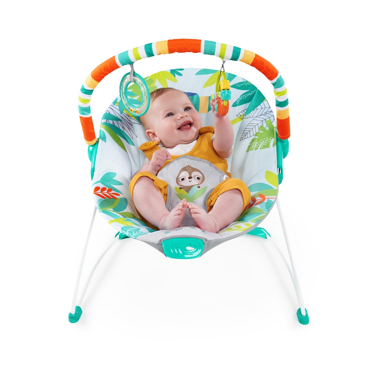 Bright Starts - Rainforest Vibes(Tm) Vibrating Bouncer