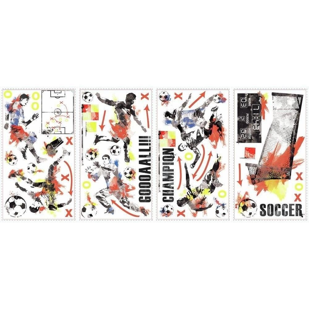 Room mates Men's Soccer Champion Wall Decals