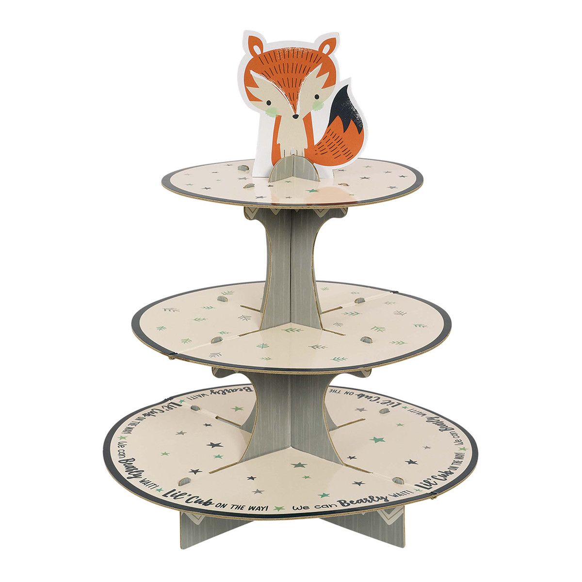 Bear ly Wait Cardboard Treat Stand