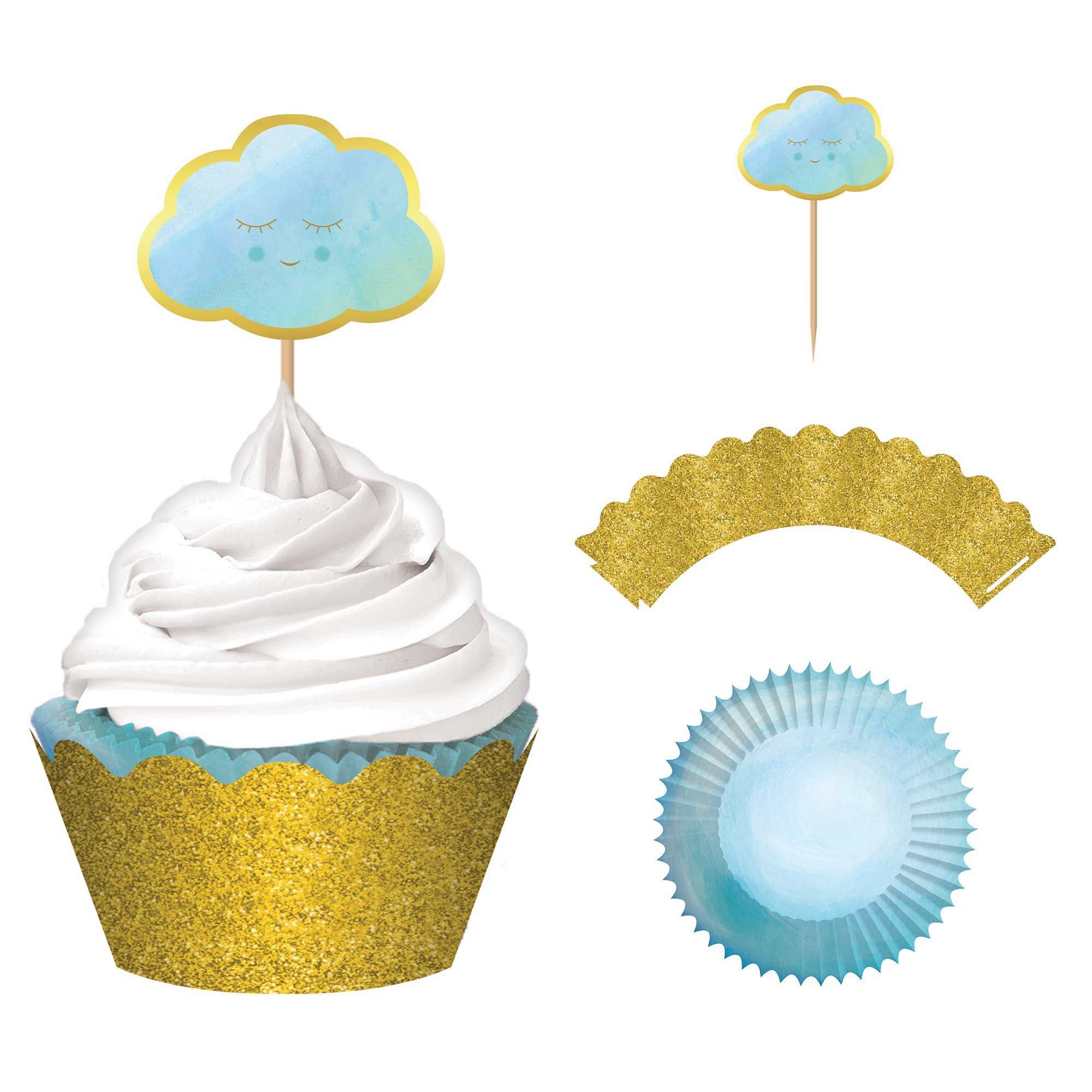 Oh Baby Boy - Hot Stamped Cupcake Kit 