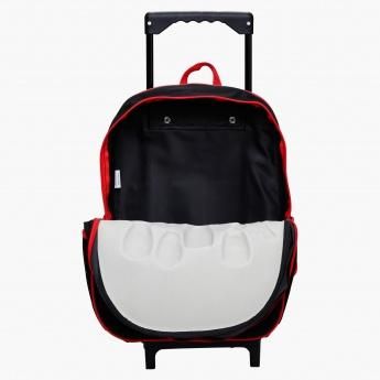 Disney Power Rangers Printed 3-Piece Trolley Backpack Set