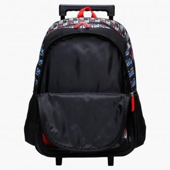 Disney Cars Printed Trolley Bag with Two Wheels