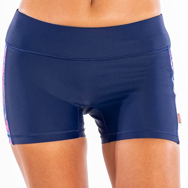 COEGA Ladies Surf Shorts - Blue Coral Fish - Size 10
