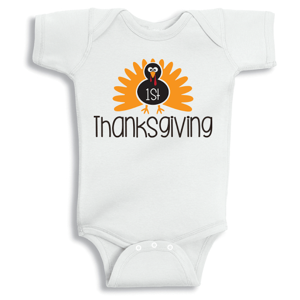 Twinkle Hands 1st thanksgiving Baby Onesie, Bodysuit, Romper