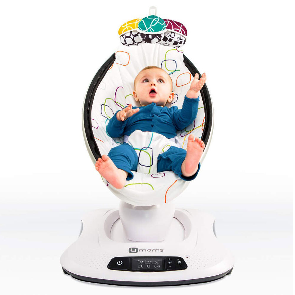 4moms Multi Plush Mamaroo 4.0 Infant Seat/ Bouncer/Rocker