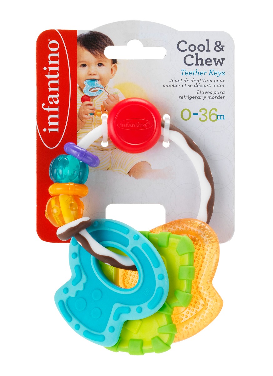 Infantino - Slide & Chew Teether Keys