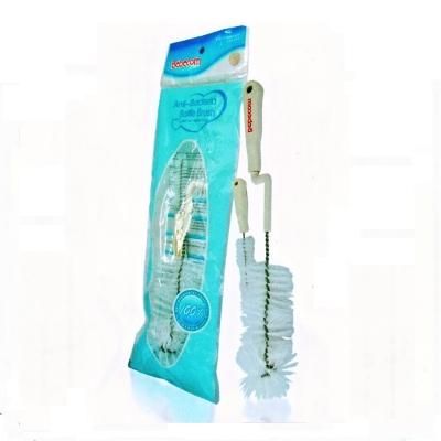 Bebecom Nylon Baby Bottle Brush + Nipple Brush