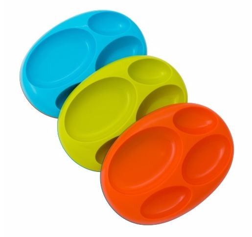 Boon Platter-Blue, Green & Orange