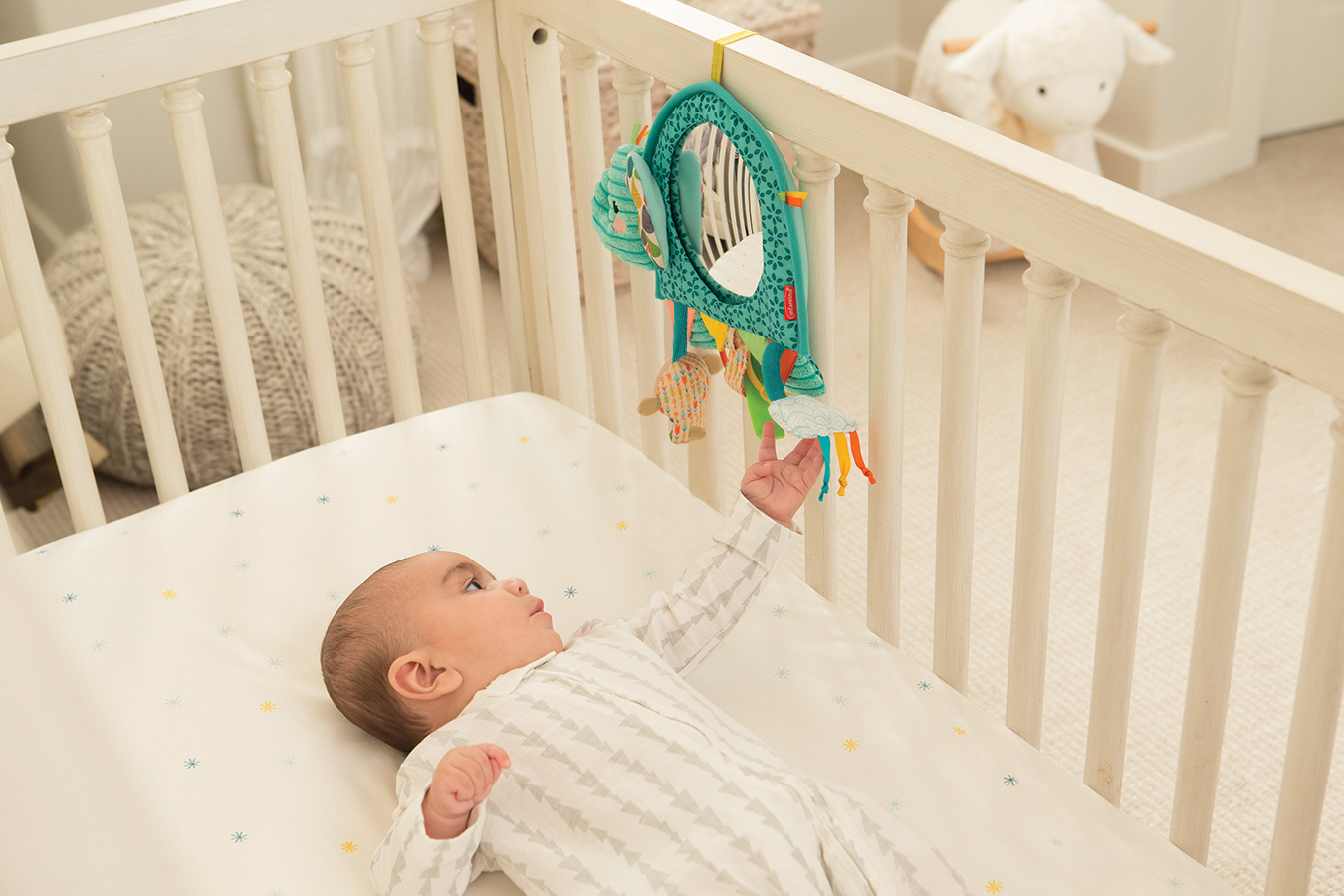 Infantino - Go Gaga Elephant Baby Activity Mirror