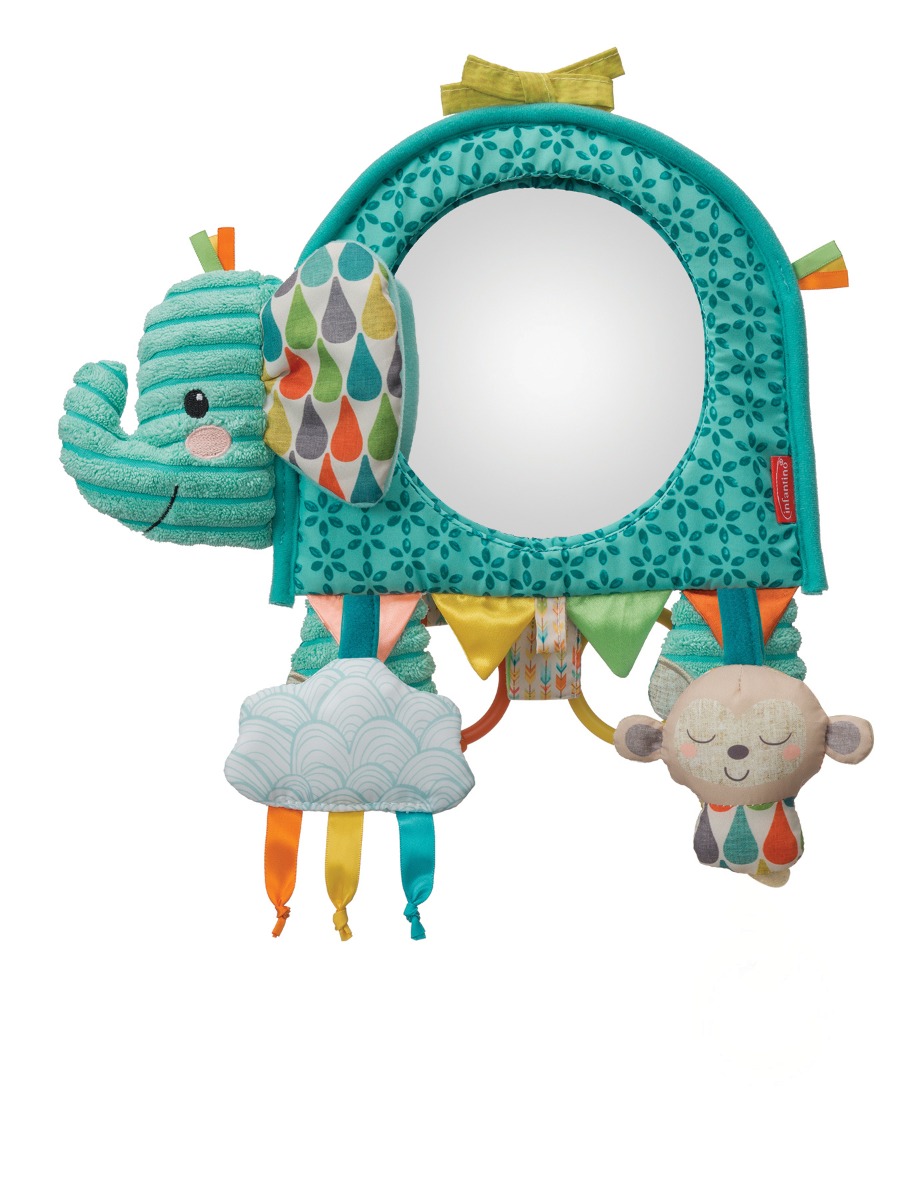 Infantino - Go Gaga Elephant Baby Activity Mirror