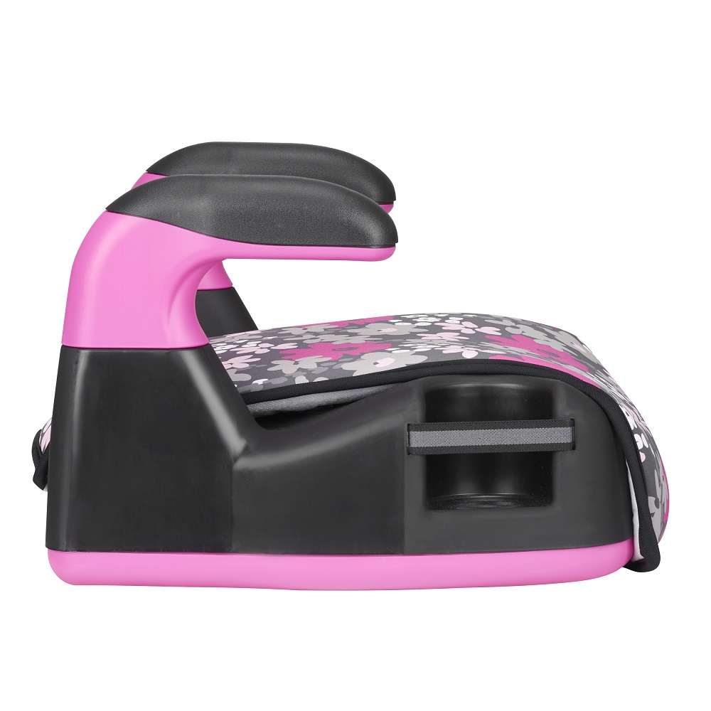 Evenflo Big Kid No Back Booster Seat for Car Seat 4y 12y Pink Flowers Babystore.ae