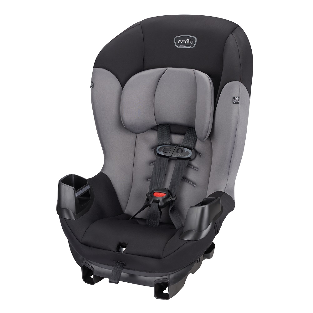 Evenflo Sonus Convertible Car Seat 0y-7y, Charcoal Sky Gray