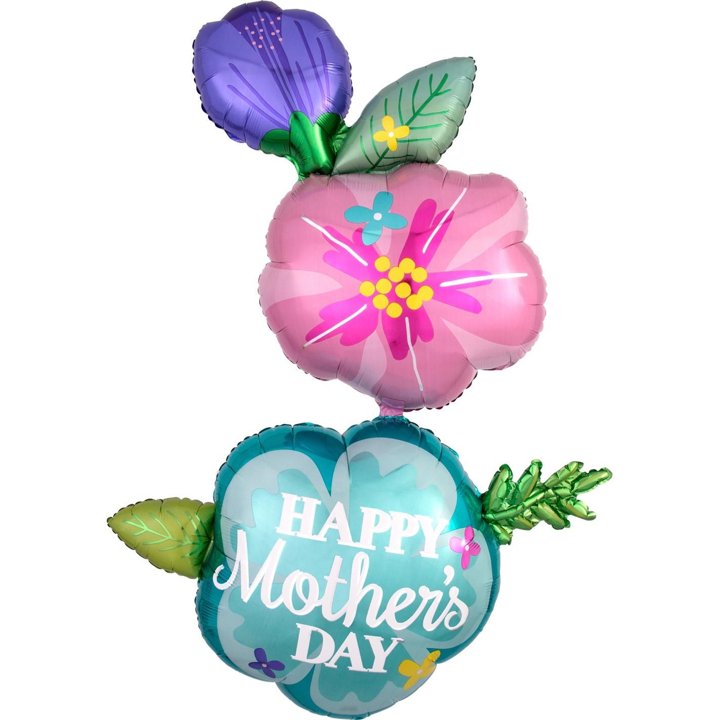My Party Centre - Mother's Day Fancy Flower Balloon - 40x56in