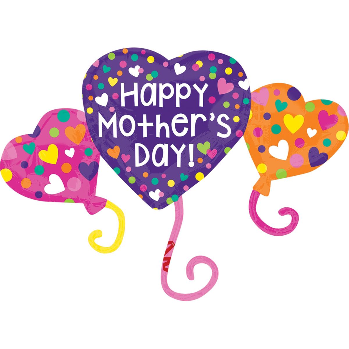 My Party Centre - Mom Flowers Super Shape Balloon - 91x50cm