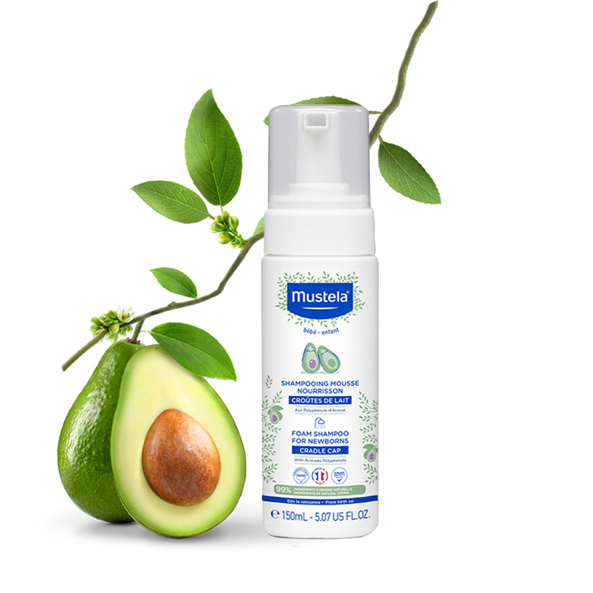 Mustela - Foam Shampoo For Newborns - 150ml