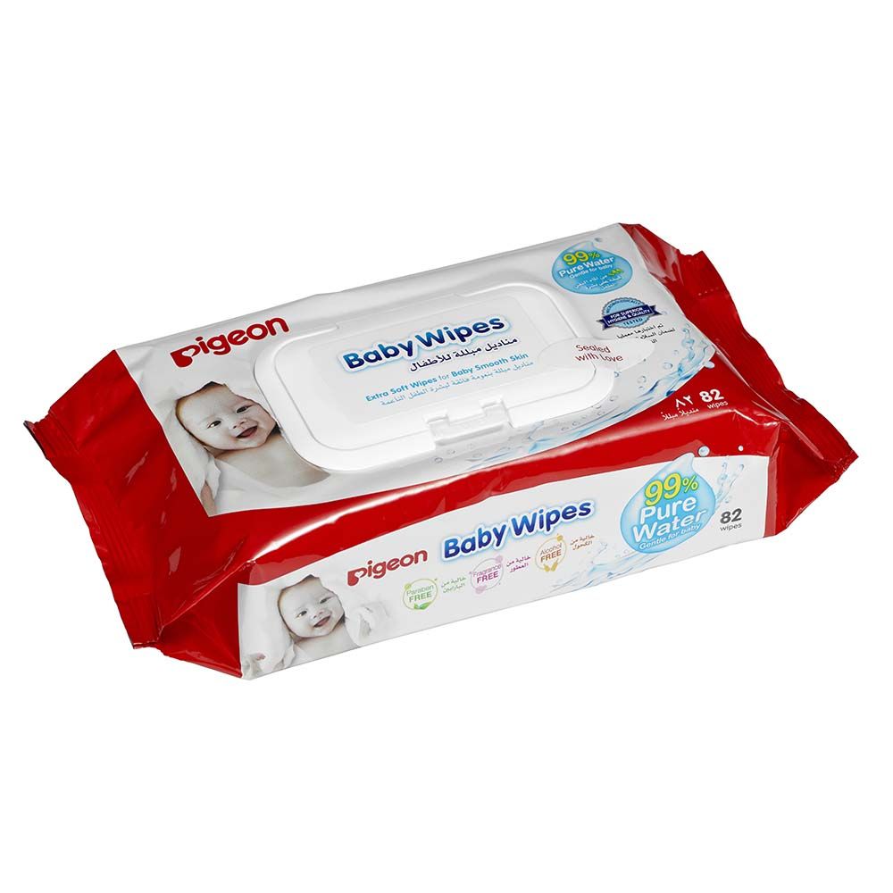 Pigeon - Baby Wipe 82 Sheets With Lid