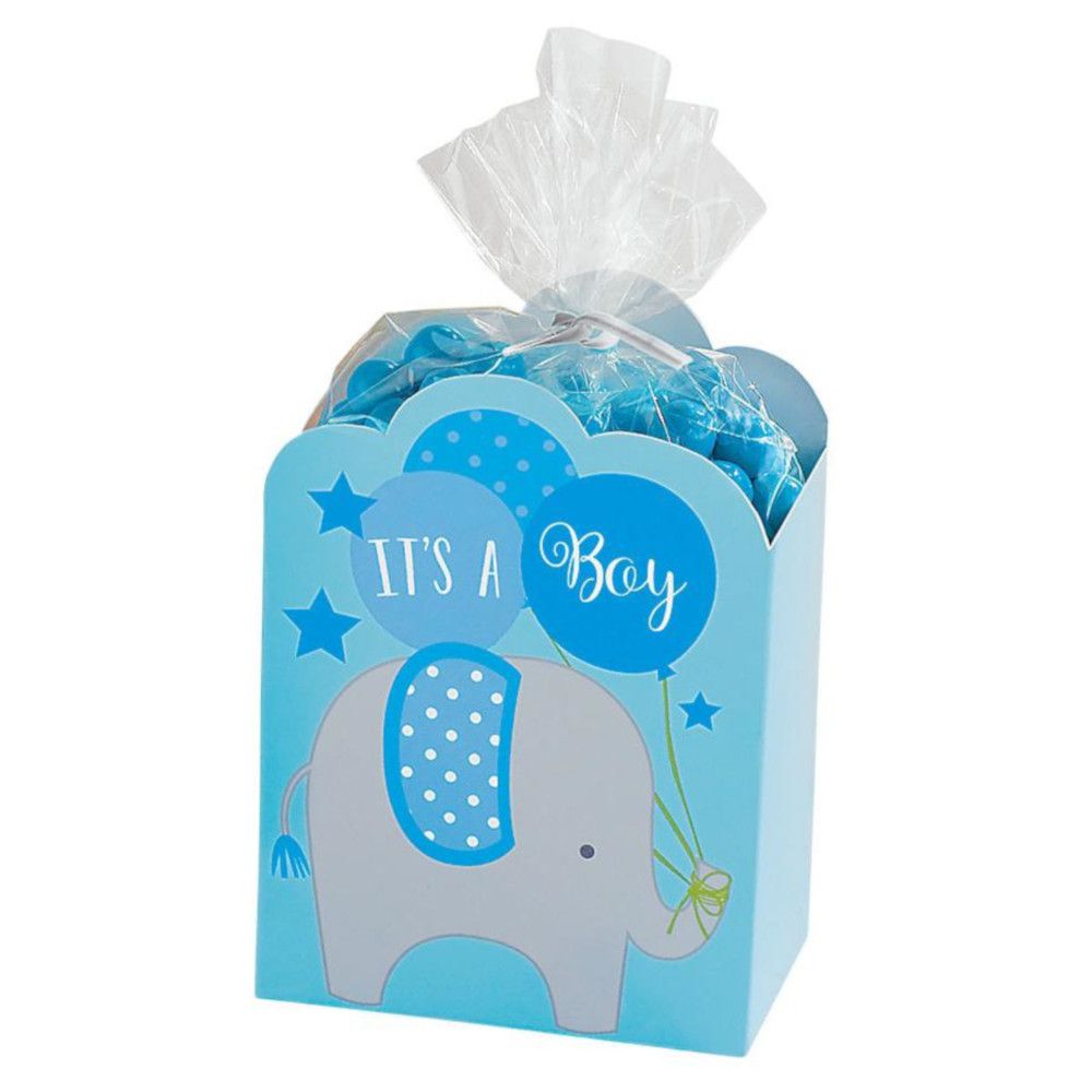 My Party Centre Oh Baby Boy Its A Boy Baby Shower Blue Favor Box