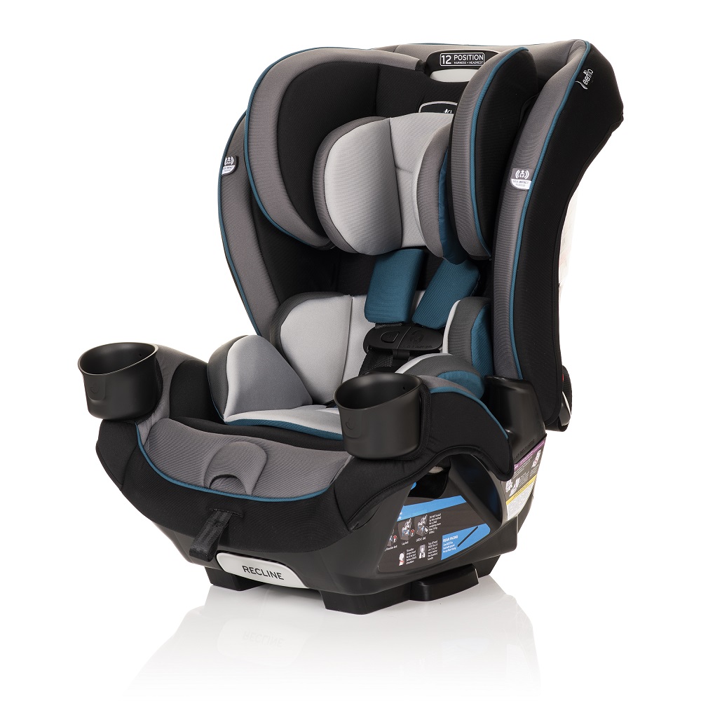Evenflo EveryKid 4 in 1 Convertible Car Seat 0y 12y Ontario Gray Babystore.ae