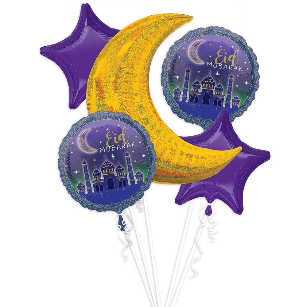 EID Balloon Bouquet 5pcs