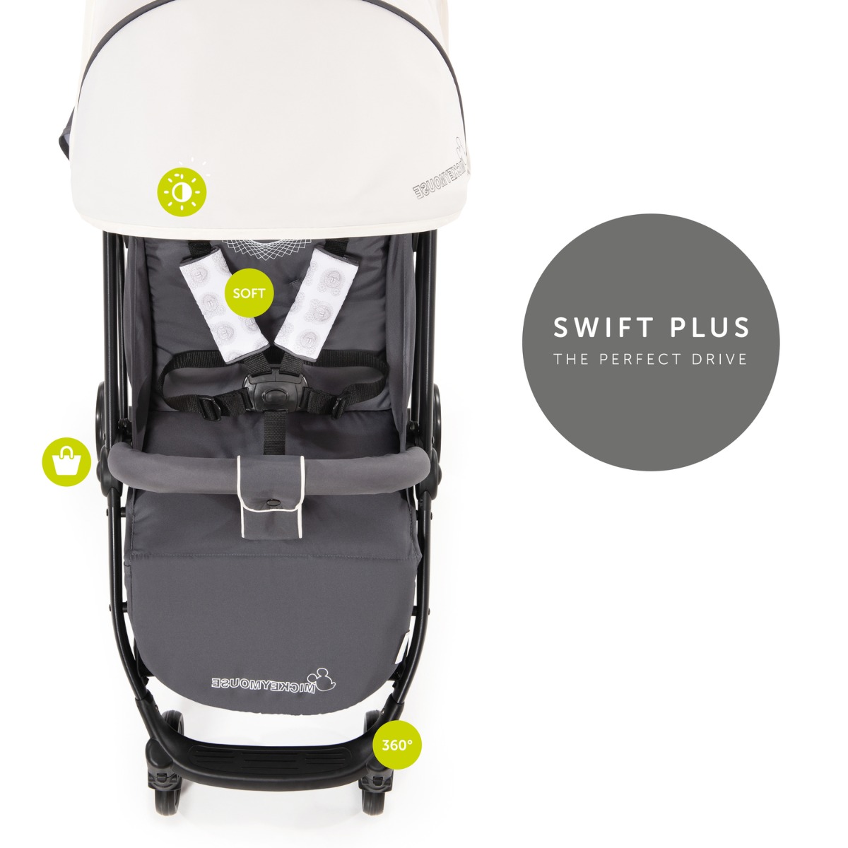 Hauck Swift Plus-Mickey Cool Vibes- Stroller