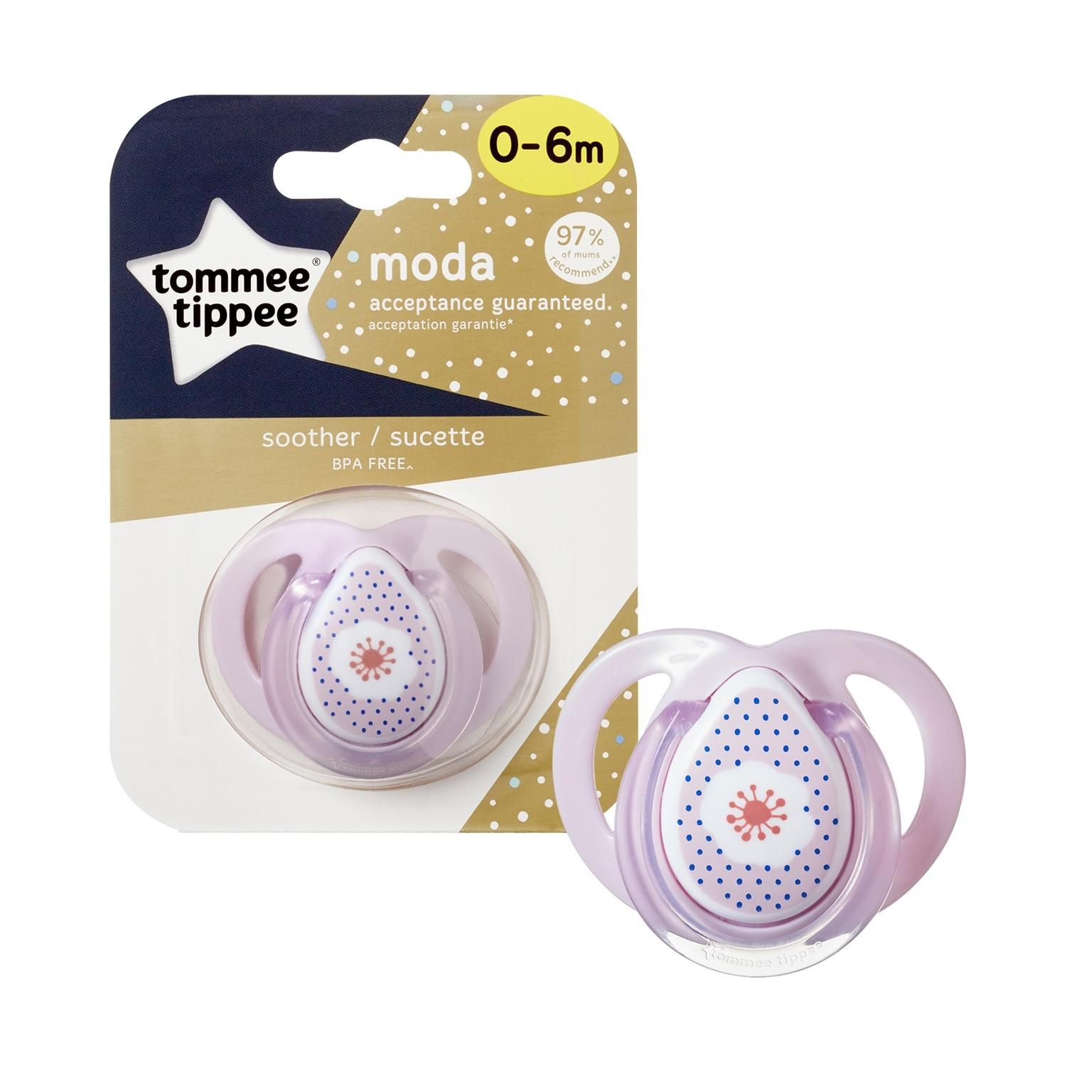 Tommee Tippee - Moda Soother Girl 0-6m