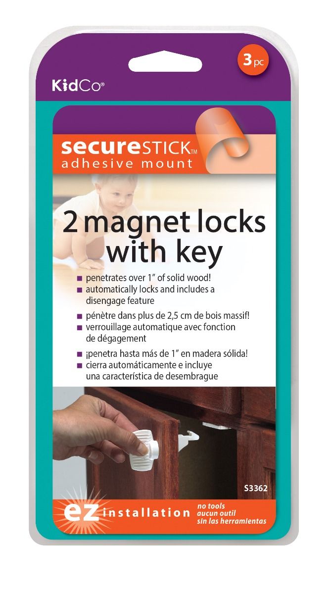 KidCo Child Safety Adhesive Mount Magnet Lock-Starter Set