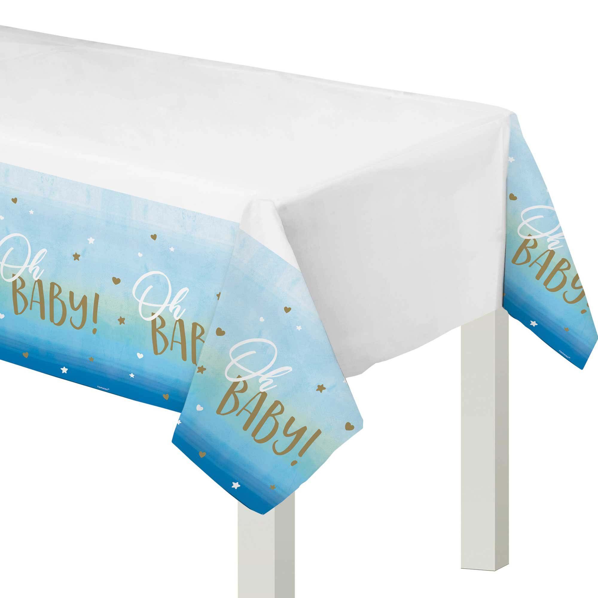 Oh Baby Boy - Plastic Tablecover 