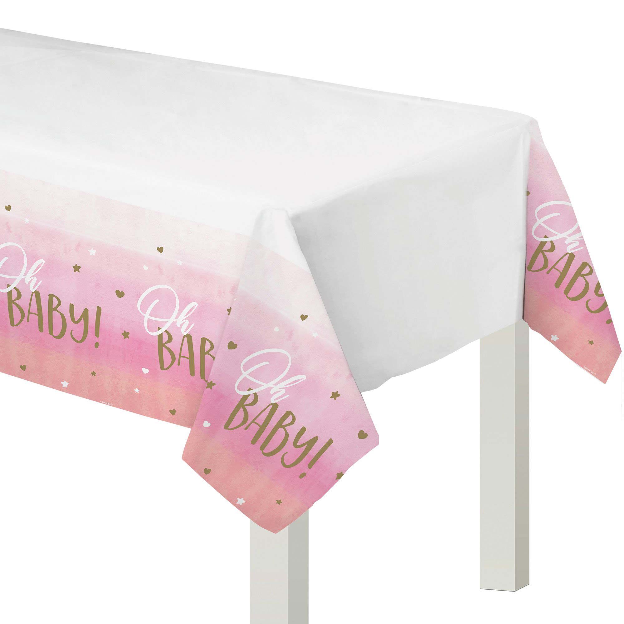 Oh Baby Girl - Plastic Tablecover 