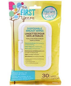 The First Years - Soothing Breast Wipes - 30 Pieces