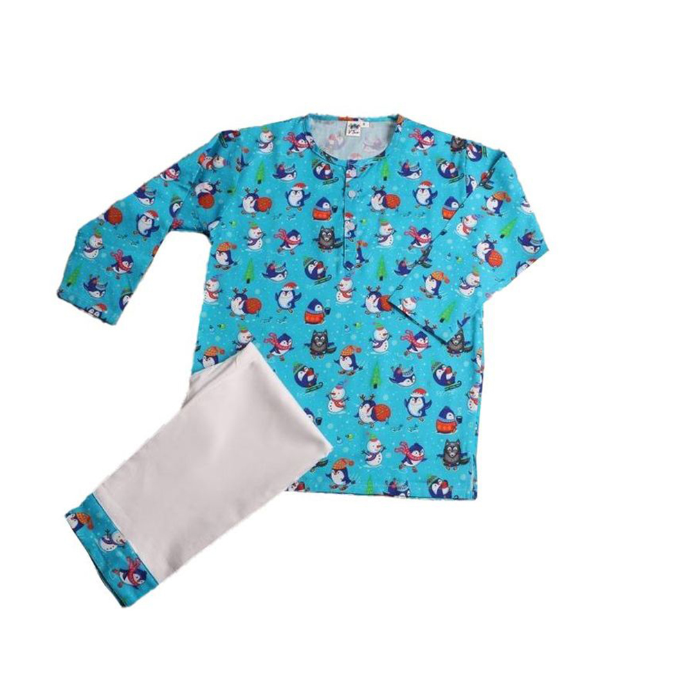 Vtwo - Cotton Nightsuits - Penguin (5 to 6yrs)