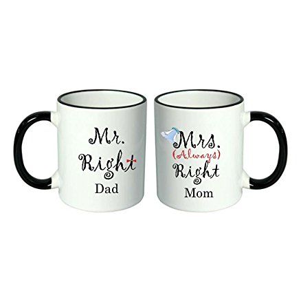Mr And Mrs Valentine Mug Set
