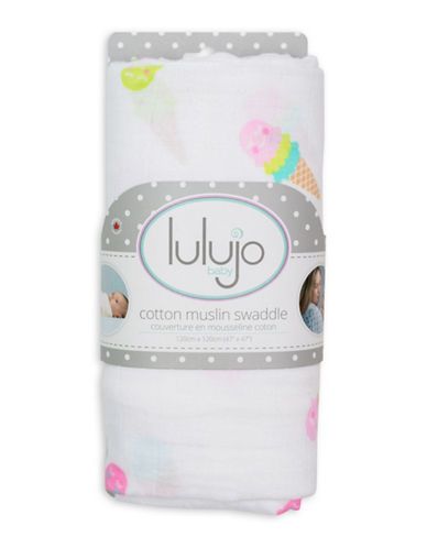 Lulujo Muslin Swaddle - Ice cream social