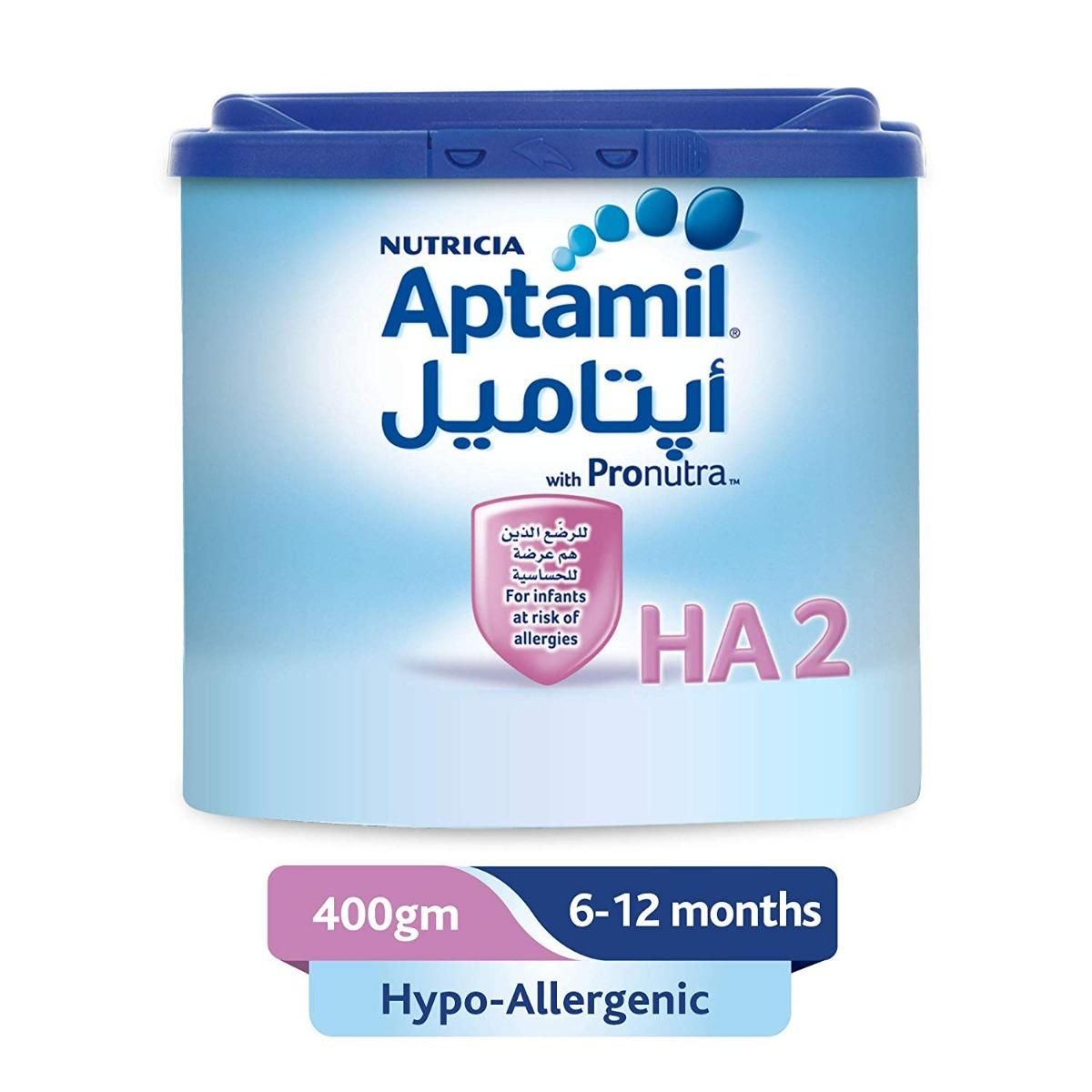 Aptamil - Hypo-Allergenic 2 Follow On Milk Formula, 6-12 Months - 400g
