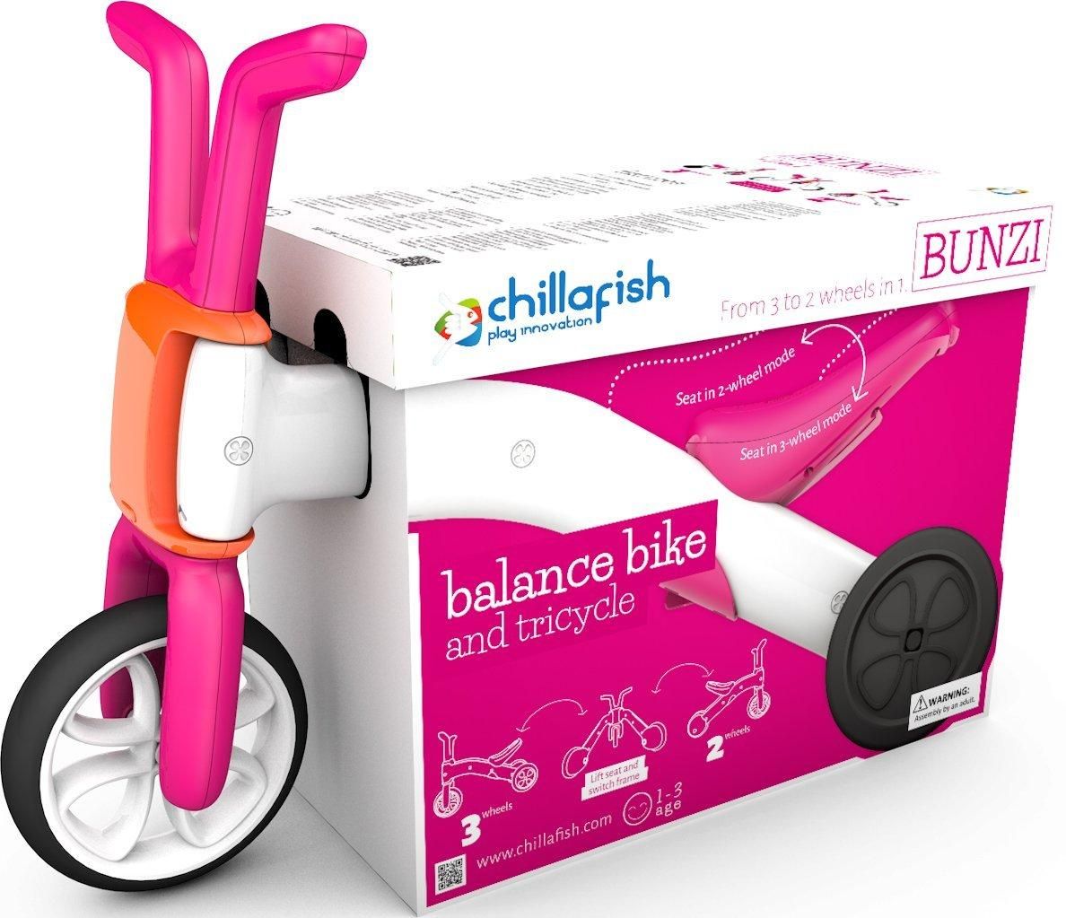 Chillafish - Bunzi 2-in-1 Gradual Balance Bike (Pink)