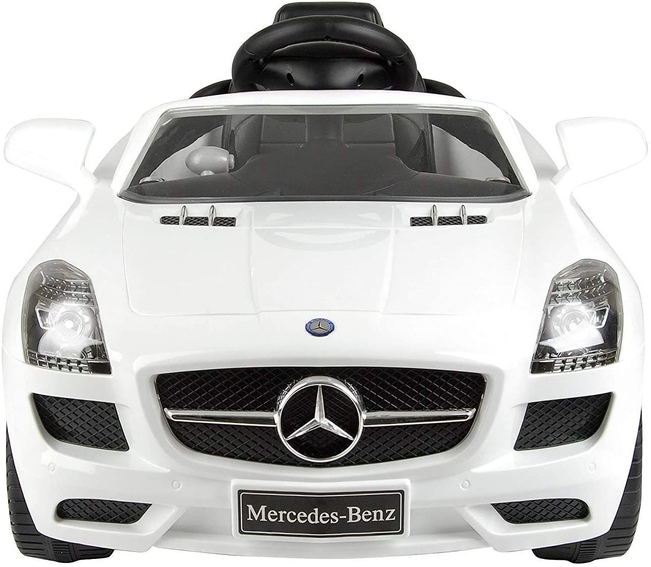 Megastar - Licensed Mercedes Benz Sls 6 V Electric Ride On Car For Children, White