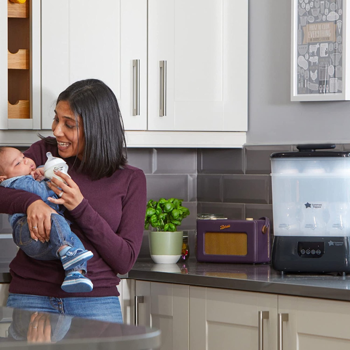 Tommee Tippee - Advanced Electric Steam Steriliser Dryer - Black