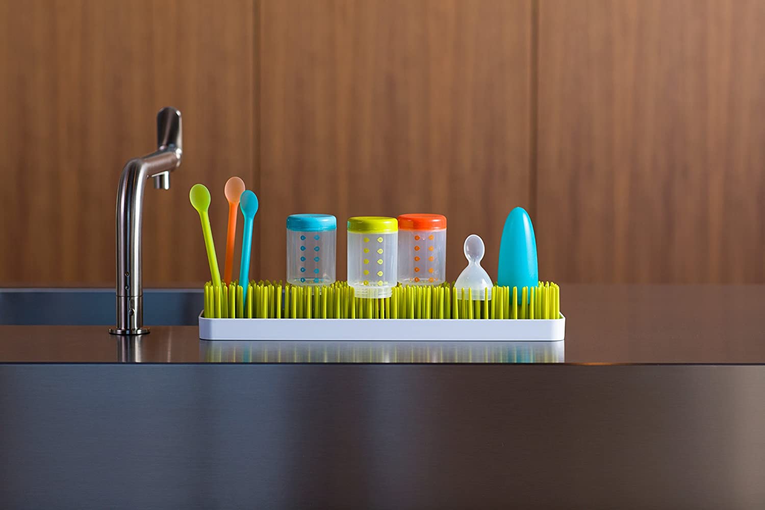 Boon - Green Patch Countertop Drying Rack