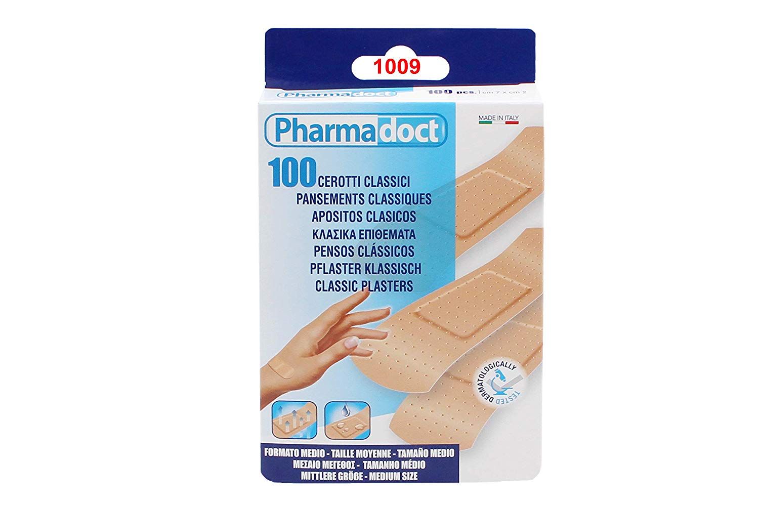 Pharmadoct 100 Medium Plasters - 1009