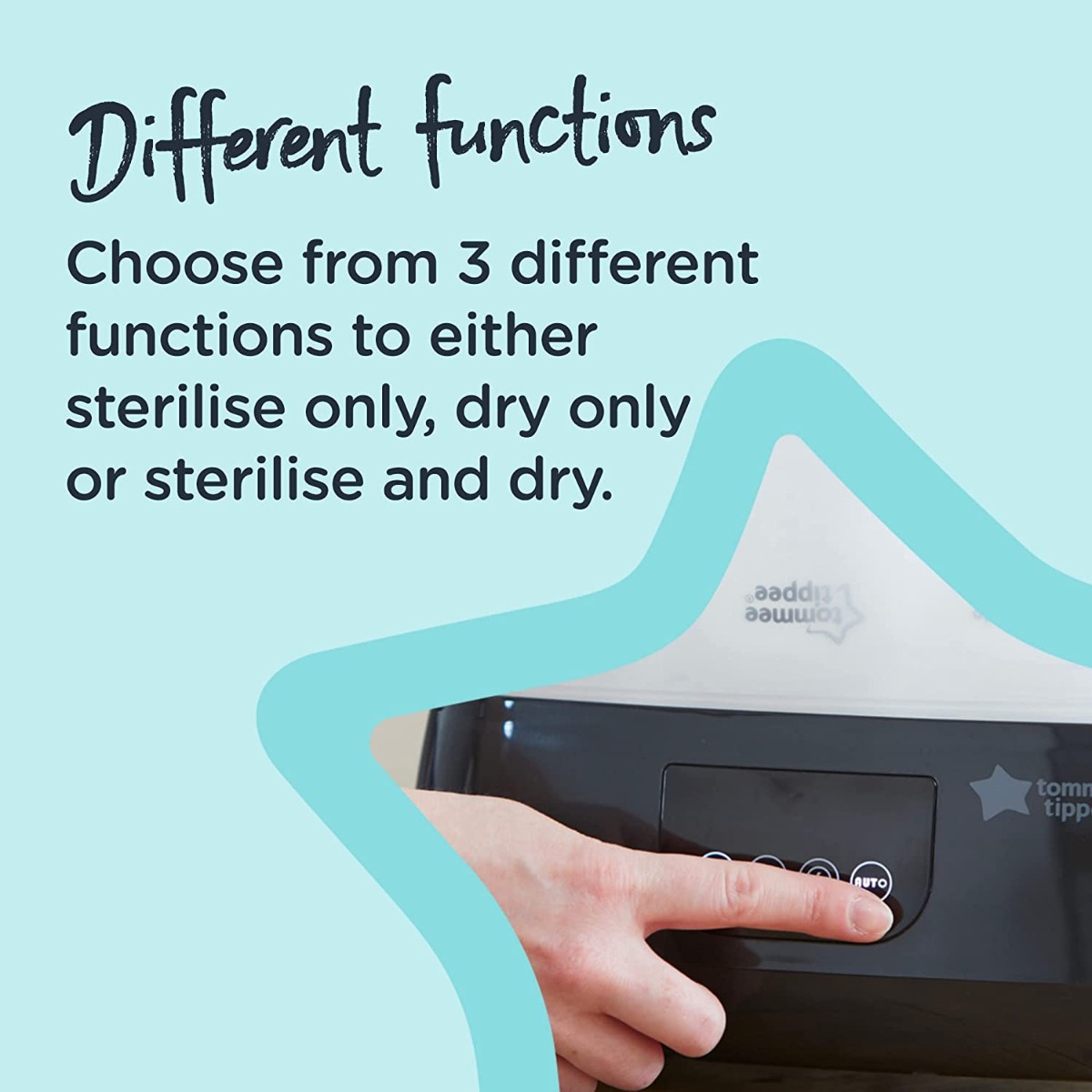 Tommee Tippee - Advanced Electric Steam Steriliser Dryer - Black