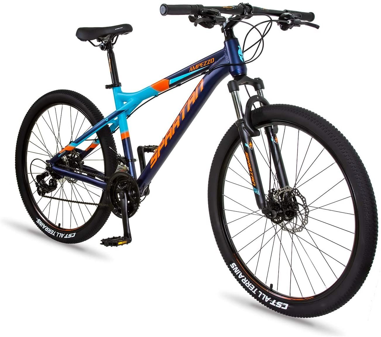 Spartan - 27.5\ Ampezzo Men's MTB - Mountain Alloy Bicycle - Blue"