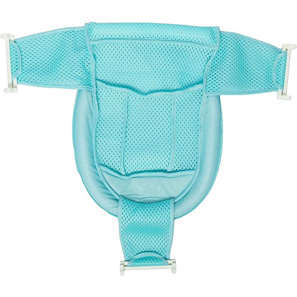 Baby Bathnet Bathtub Thin Mesh Cloth Bag With Net - Blue