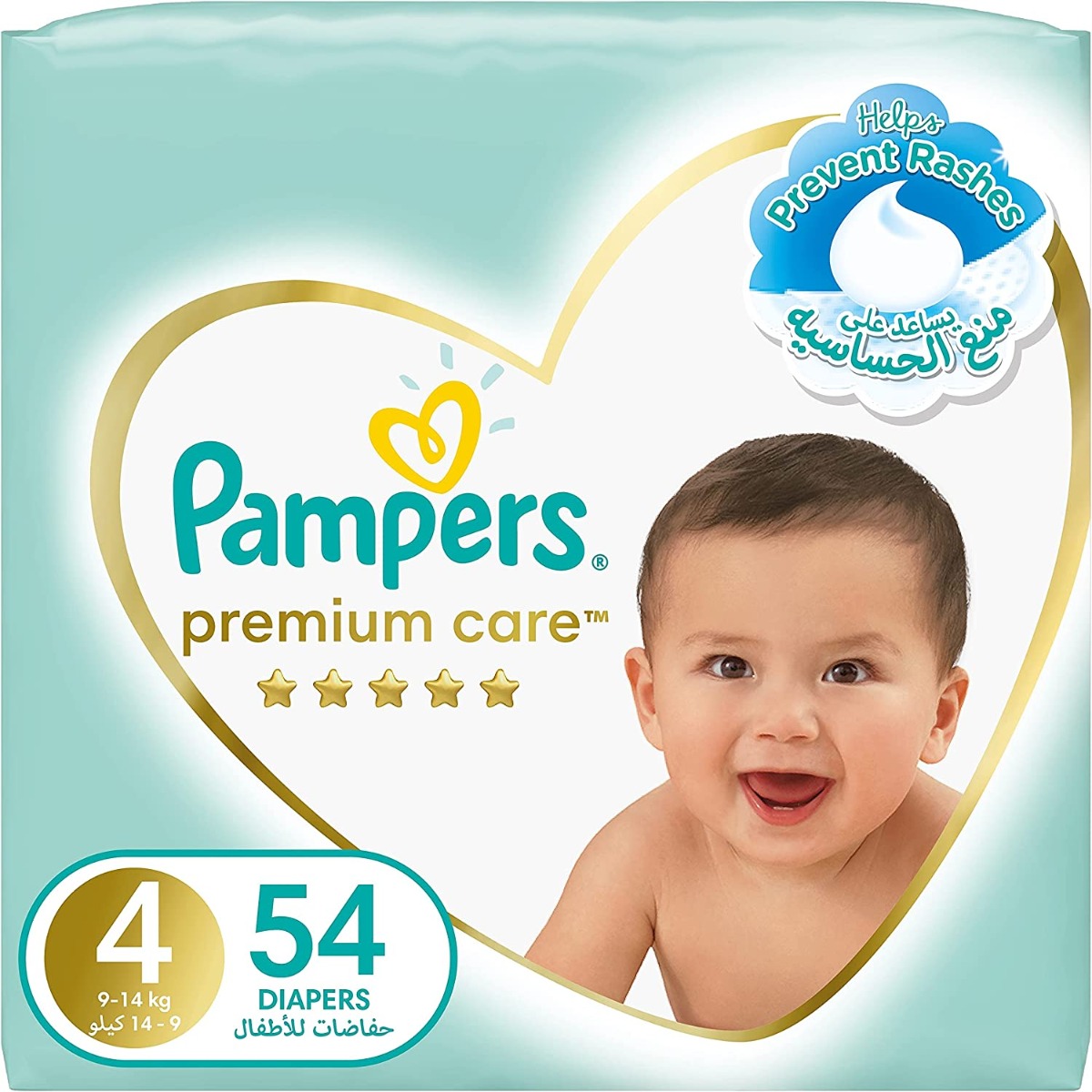 Pampers Premium Care Diapers Size 4 Maxi 9 14 Kg Mega Pack 54 Pcs