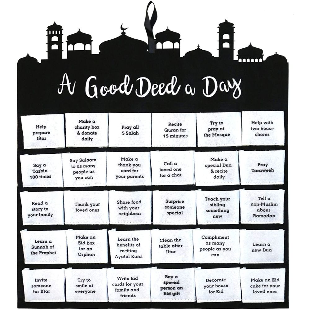 Kids Children's Eid Mubarak Ramadan Countdown Tracker Calendars