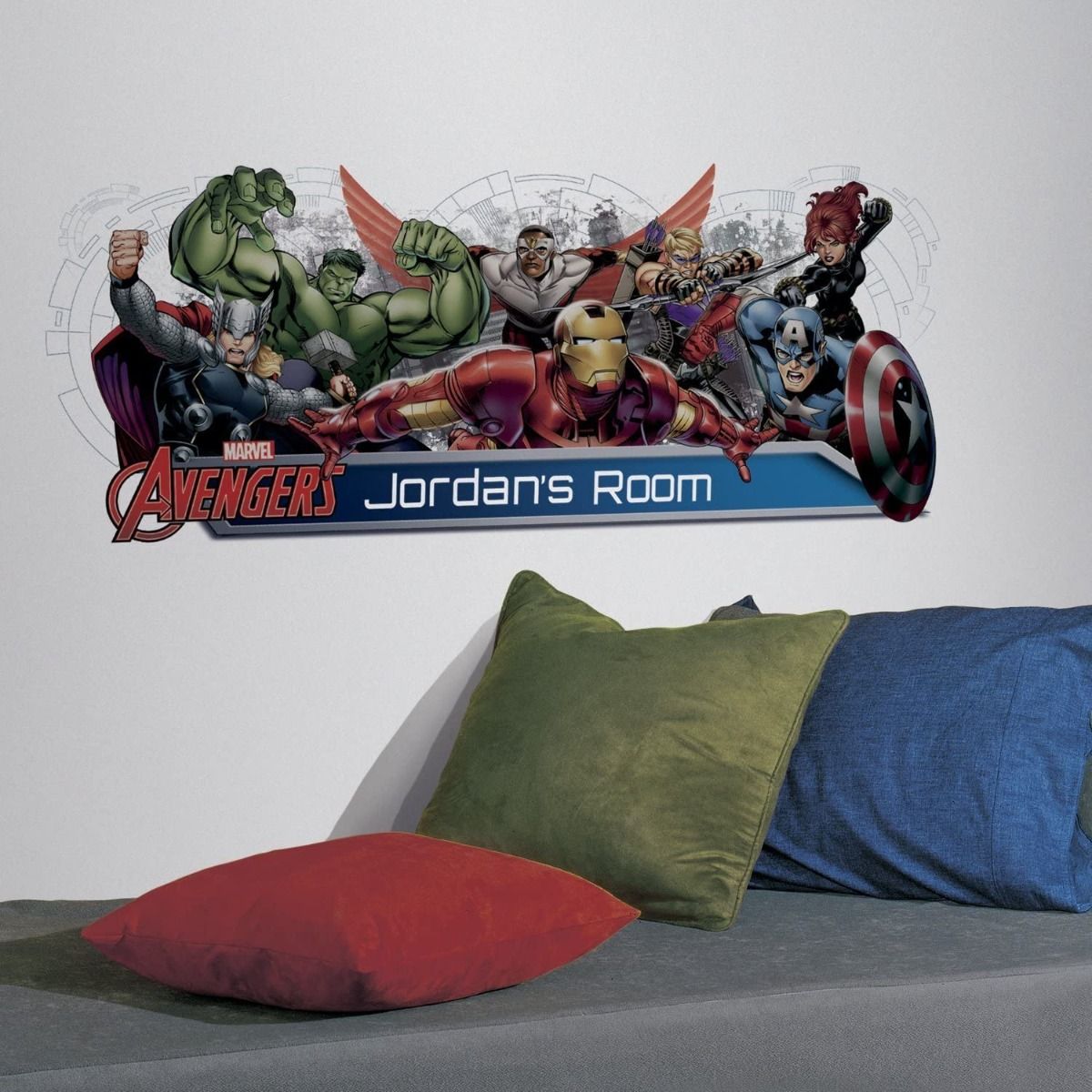 Room mates Avengers Assemble W/Pz Headboard