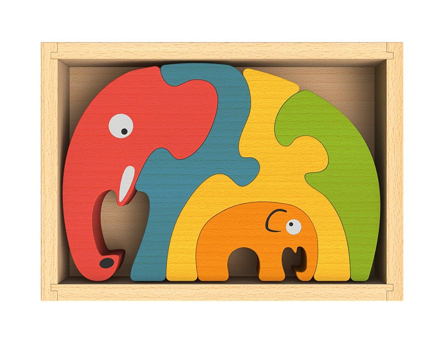 Begin Again Elephant Family Puzzle