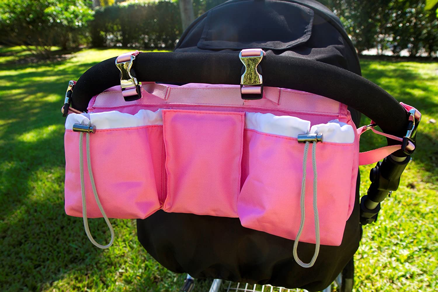 BuggyGear Niki Pink BuggyButtler Smart Stroller Organizer & Cooler