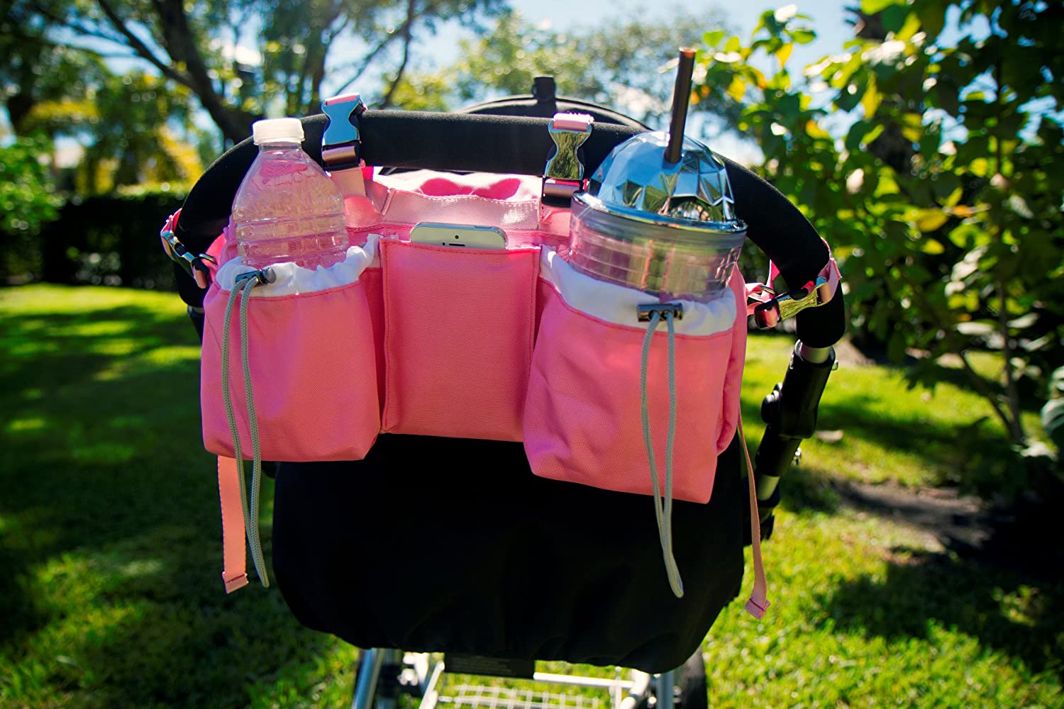 BuggyGear Niki Pink BuggyButtler Smart Stroller Organizer & Cooler