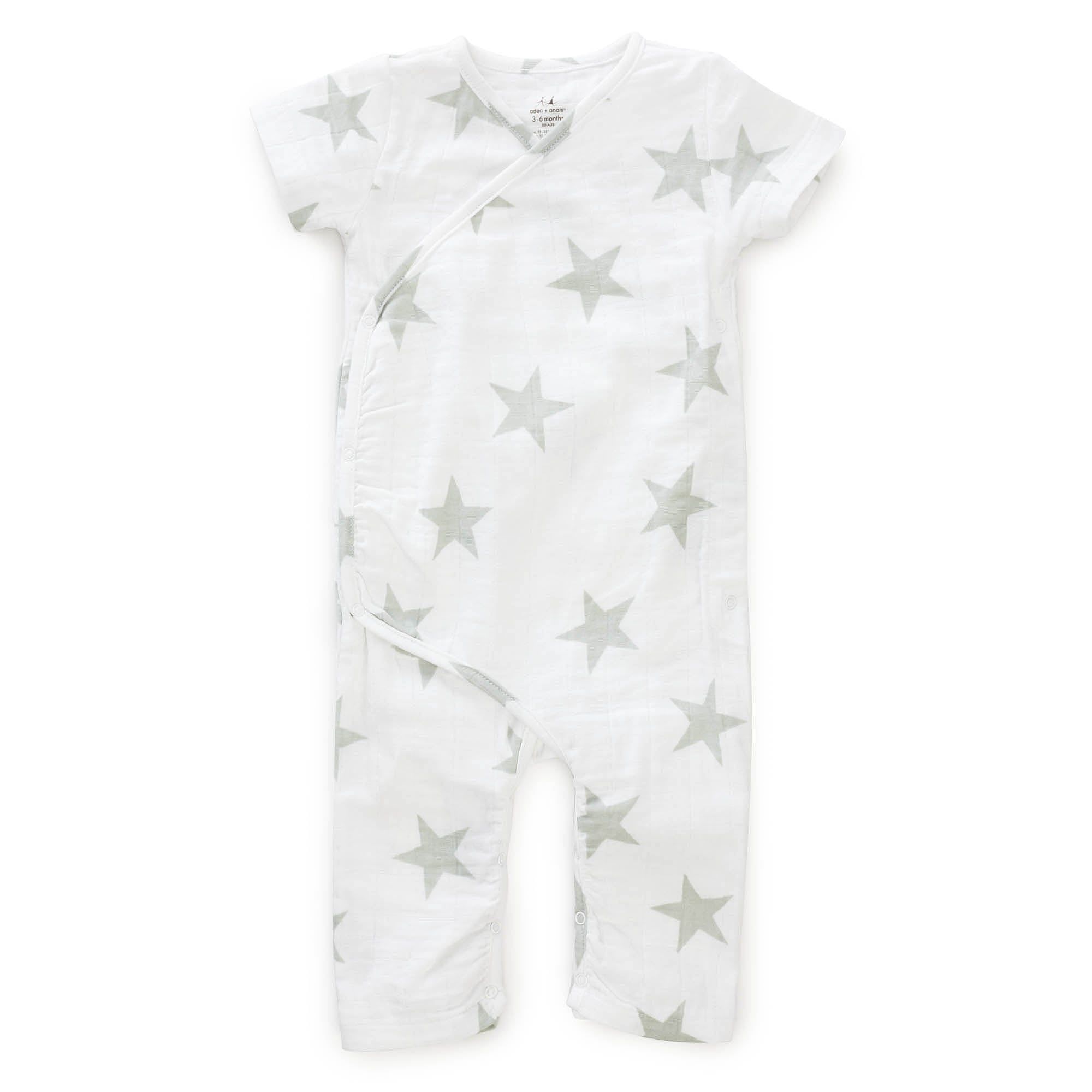 Aden Anais Silver Star Short Sleeve Kimono One Piece Medium